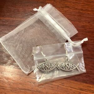 Earrings with Christian Symbols